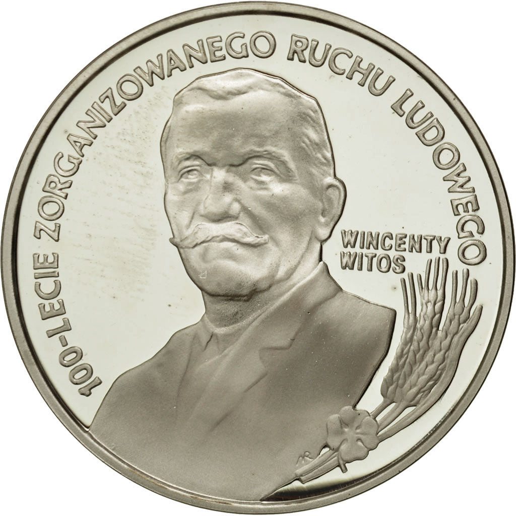 Monnaie, Pologne, 10 Zlotych, 1995, FDC, Argent, KM:305