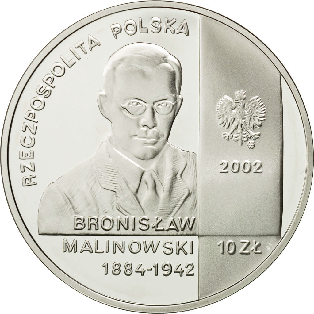 Munten, Polen, 10 Zlotych, 2002, Warsaw, FDC, Zilver, KM:432