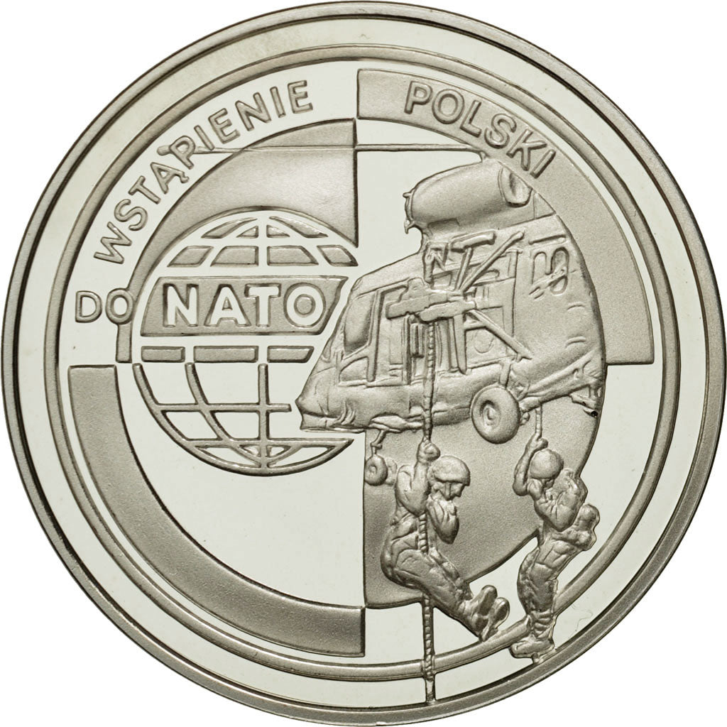 Poland, 10 Zlotych, 1999, MS(65-70), Silver, KM:359
