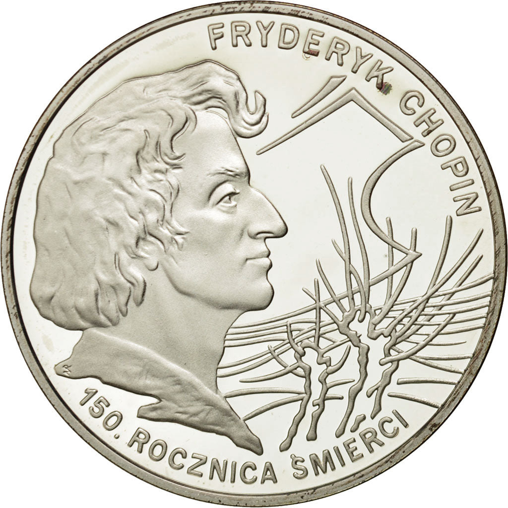 Coin, Poland, 10 Zlotych, 1999, MS(65-70), Silver, KM:366