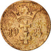 DANZIG, 2 Pfennig, 1923, Bronze, KM:141