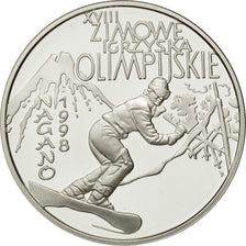 Coin, Poland, 10 Zlotych, 1998, MS(65-70), Silver, KM:341
