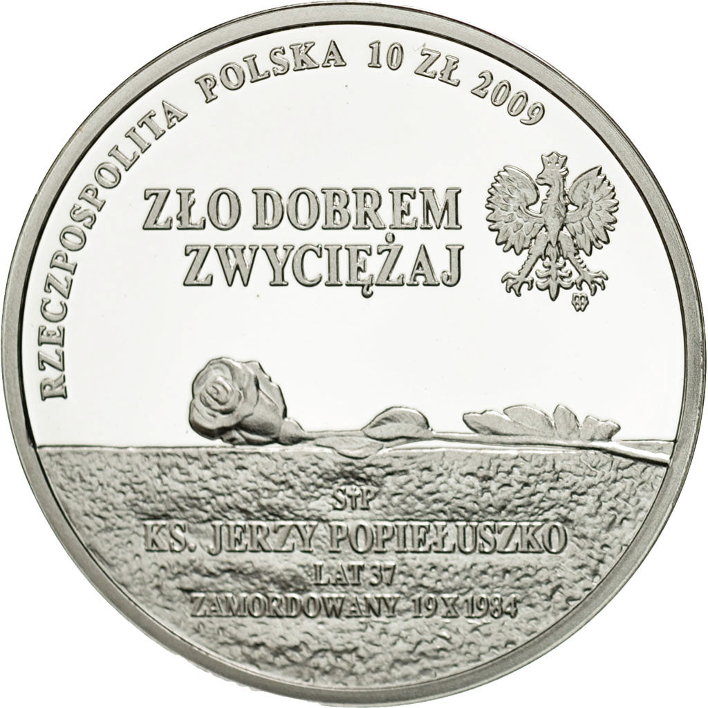 Moneta, Polonia, 10 Zlotych, 2009, Warsaw, FDC, Argento, KM:701