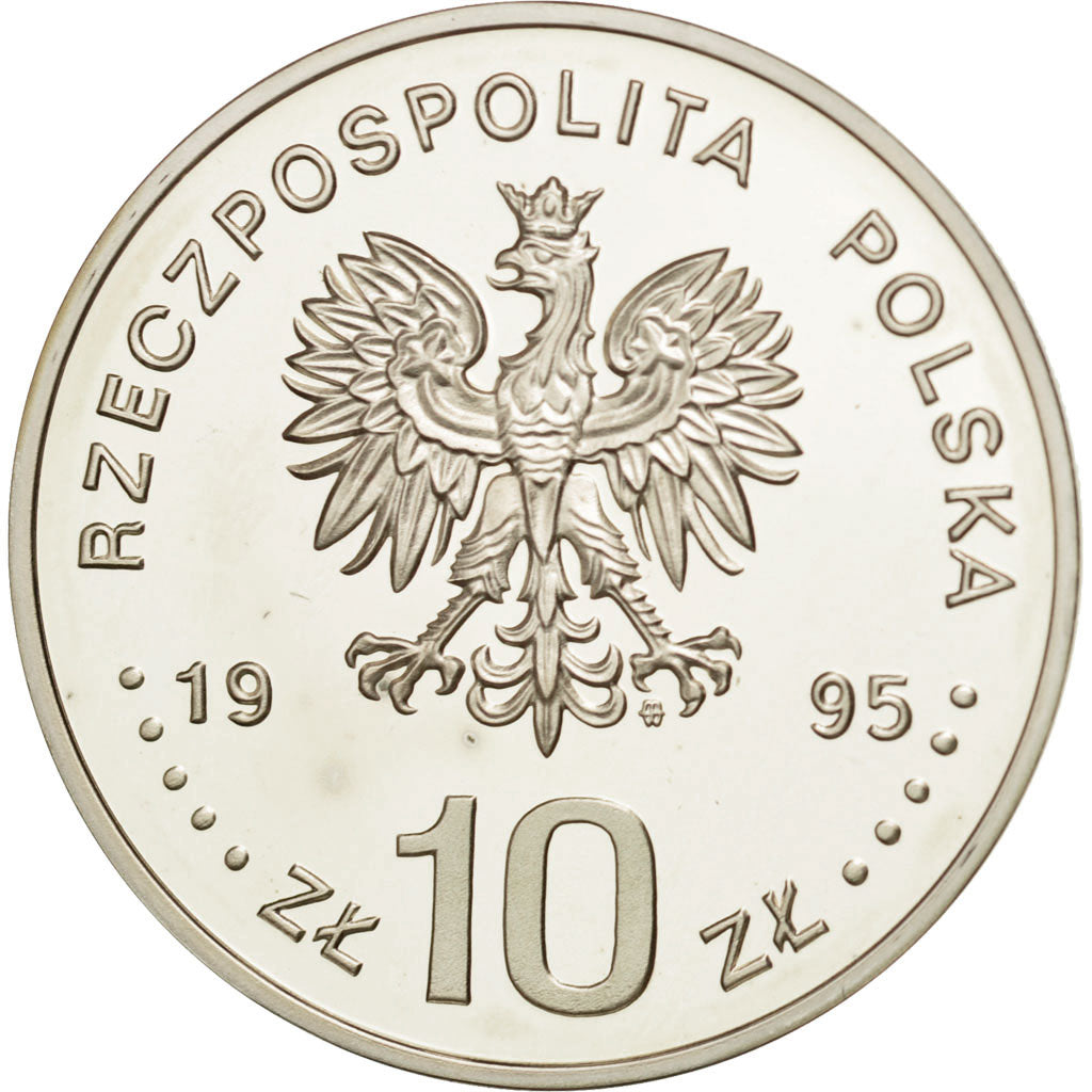 Münze, Polen, 10 Zlotych, 1995, STGL, Silber, KM:287