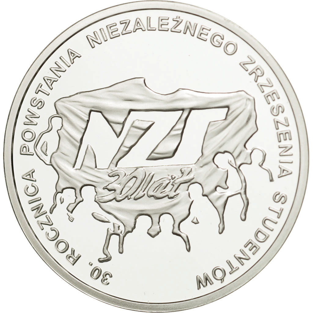 Coin, Poland, 10 Zlotych, 2011, Warsaw, MS(65-70), Silver, KM:768