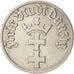 DANZICA, 1/2 Gulden, 1932, BB, Nichel, KM:153