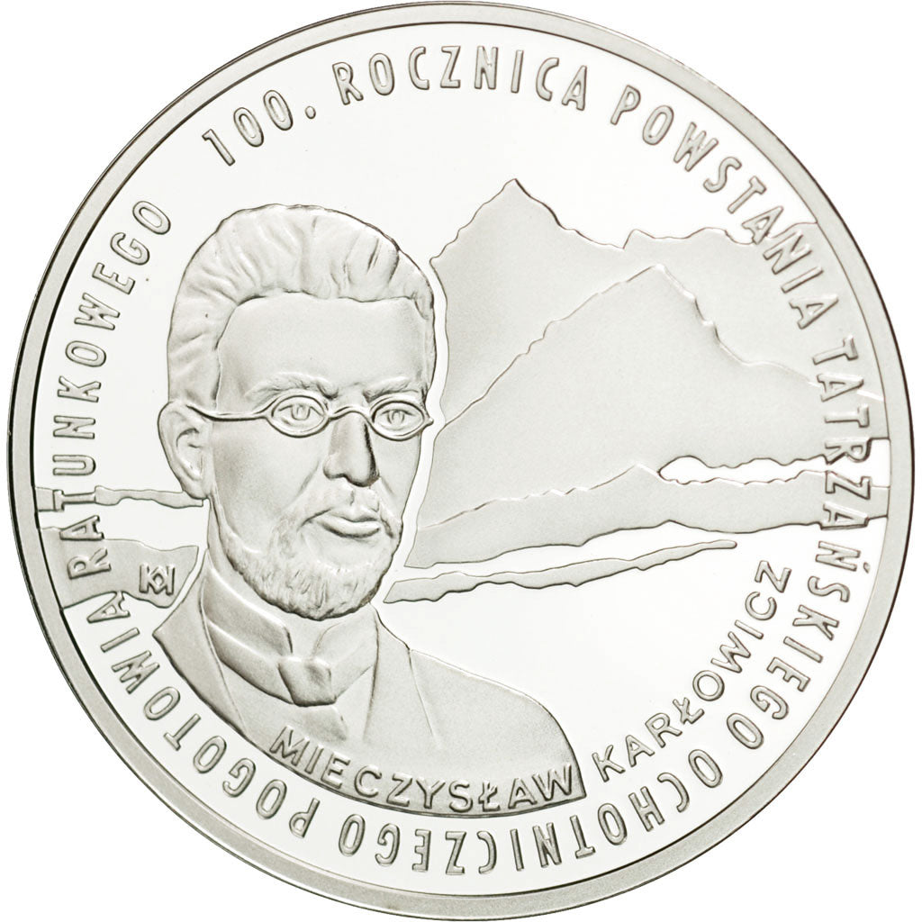 Coin, Poland, 10 Zlotych, 2009, Warsaw, MS(65-70), Silver, KM:698