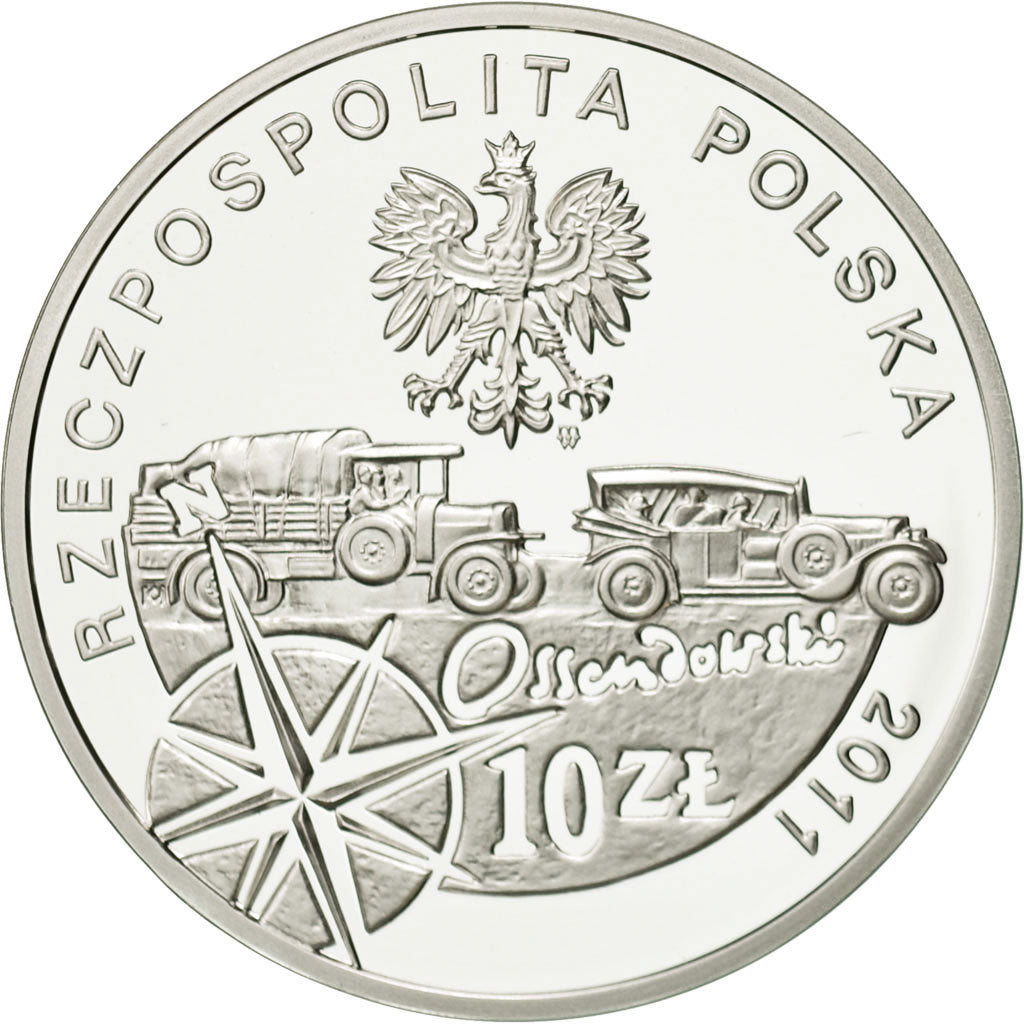 Coin, Poland, 10 Zlotych, 2011, Warsaw, MS(65-70), Silver, KM:798
