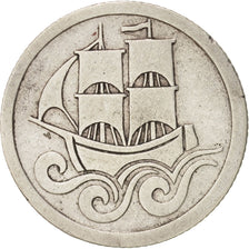 DANZIG, 1/2 Gulden, 1923, Silver, KM:144