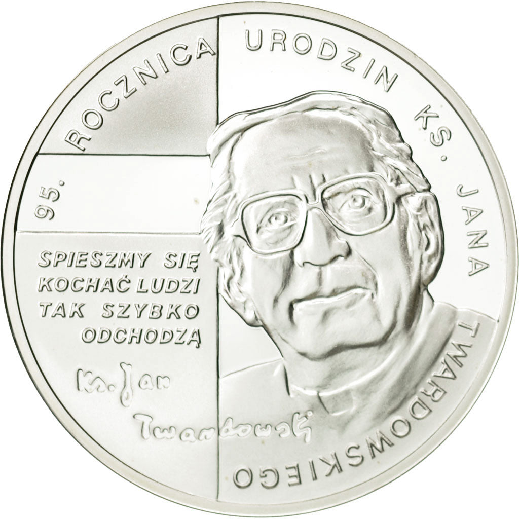 Coin, Poland, 10 Zlotych, 2010, Warsaw, MS(65-70), Silver, KM:731