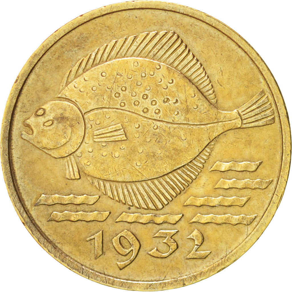 DANZIG, 5 Pfennig, 1932, KM:151