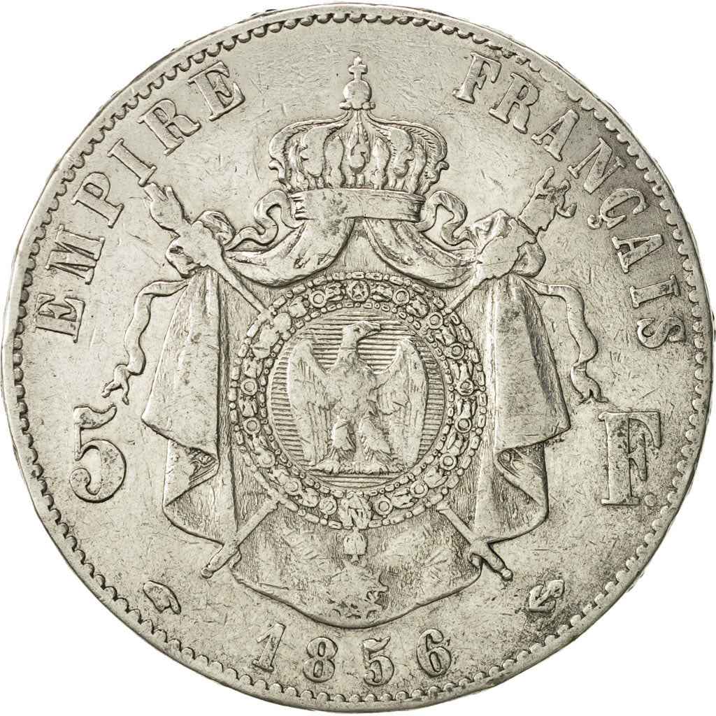 Münze, Frankreich, Napoleon III, Napoléon III, 5 Francs, 1856, Paris, S