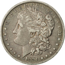 Stati Uniti, Morgan Dollar, 1881, U.S. Mint, New Orleans, BB, Argento, KM 110