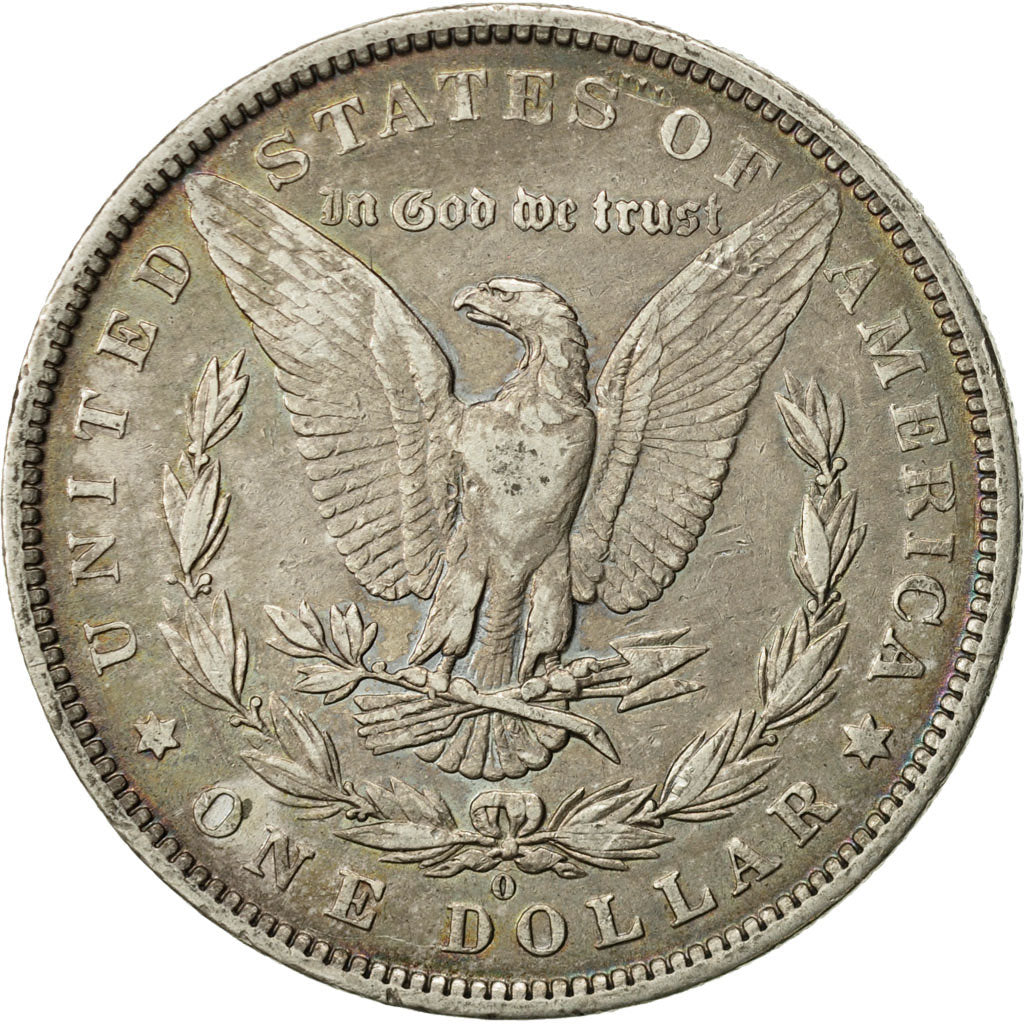 Stati Uniti, Morgan Dollar, 1881, U.S. Mint, New Orleans, BB, Argento, KM 110