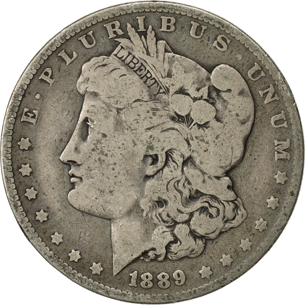 United States, Morgan Dollar, 1889, U.S. Mint, New Orleans, VF(20-25), KM 110