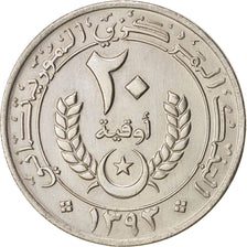 Mauritania, 20 Ouguiya, 1973, KM:5