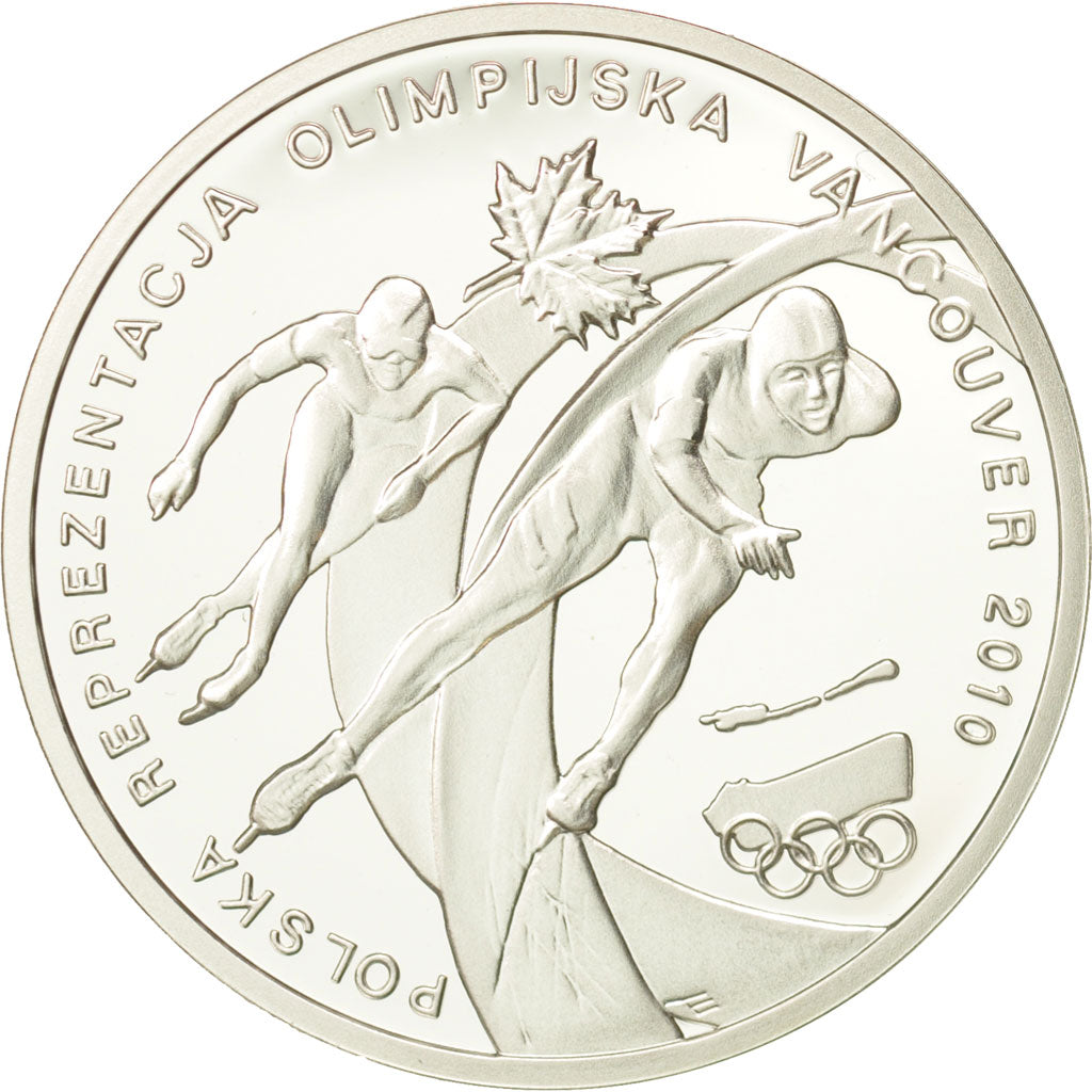 Coin, Poland, 10 Zlotych, 2010, Warsaw, MS(65-70), Silver, KM:716