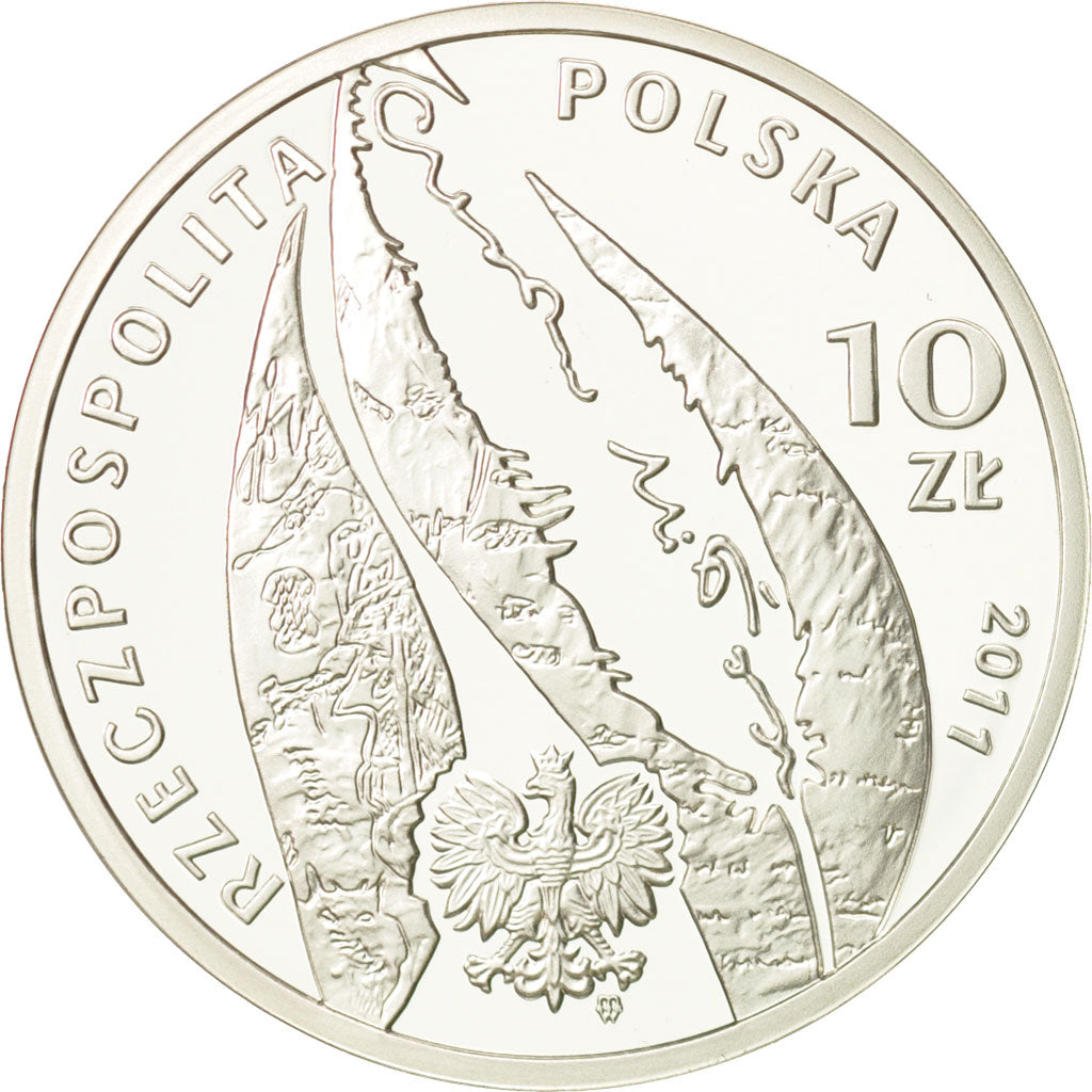 Coin, Poland, 10 Zlotych, 2011, Warsaw, MS(65-70), Silver, KM:786