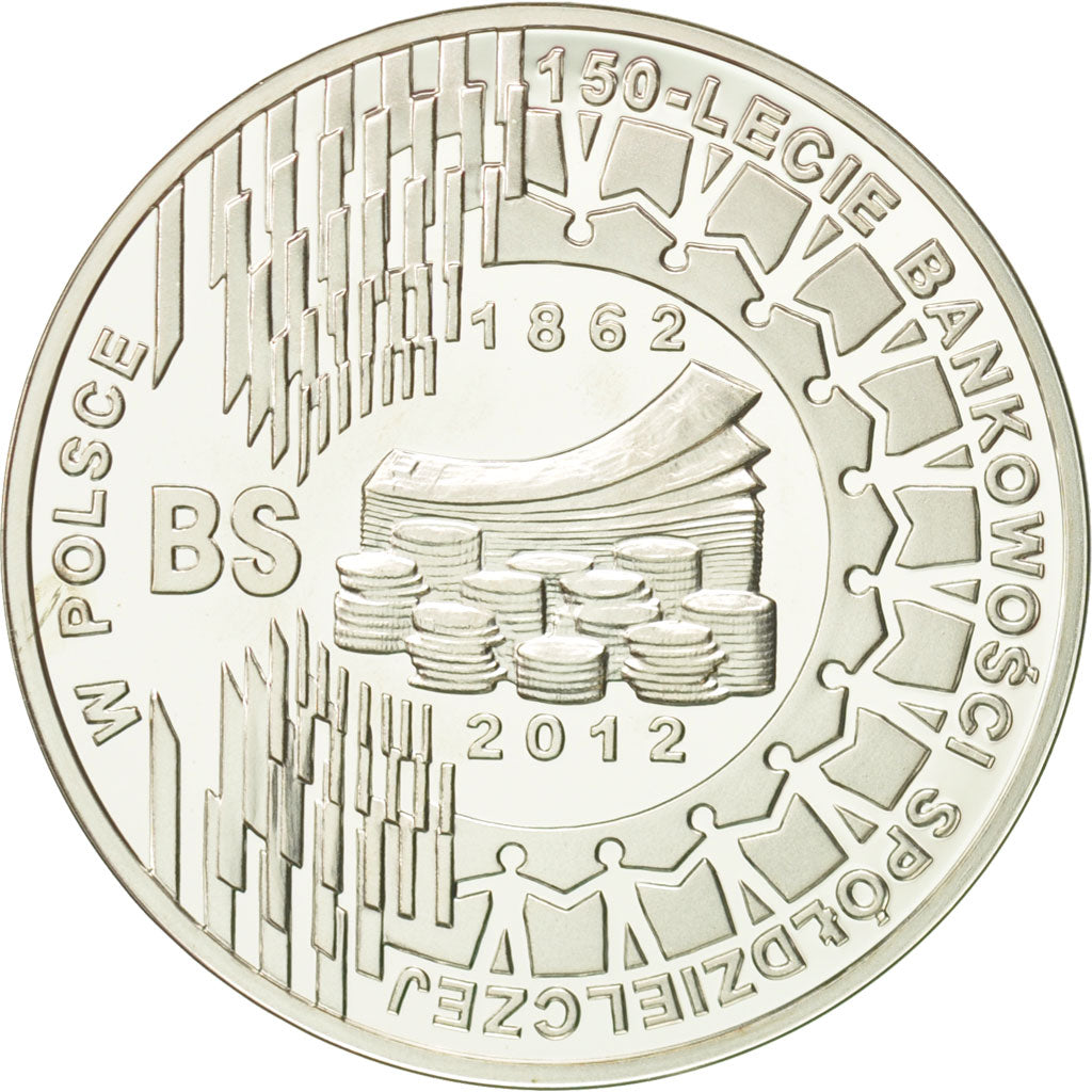 Coin, Poland, 10 Zlotych, 2012, Warsaw, MS(65-70), Silver, KM:812