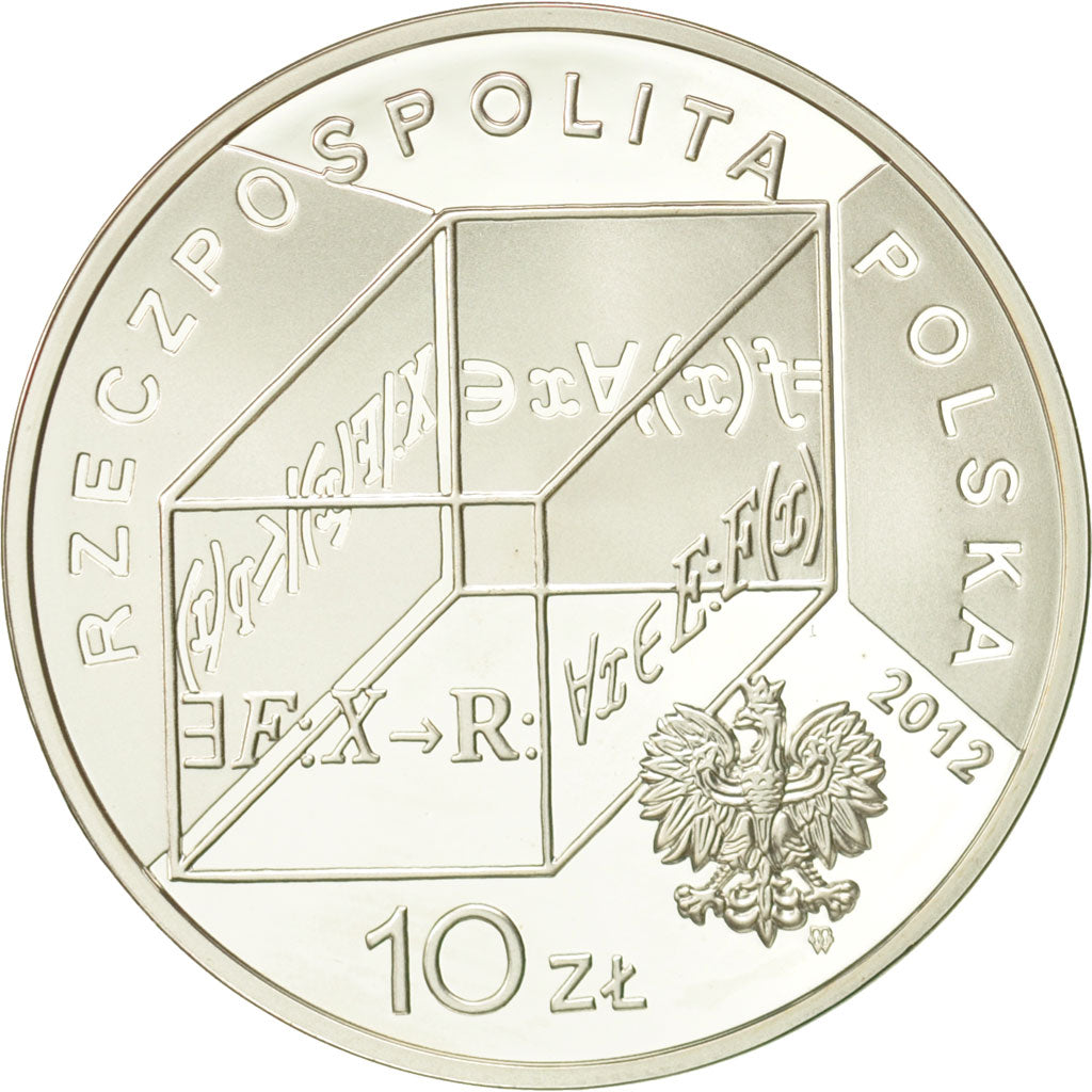 Coin, Poland, 10 Zlotych, 2012, Warsaw, MS(65-70), Silver, KM:818