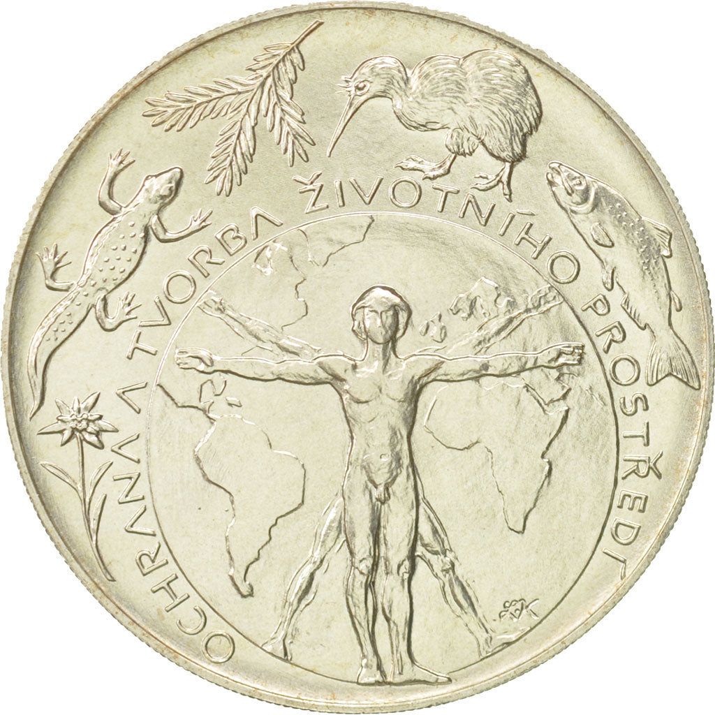 Czech Republic, 200 Korun, 1994, Jablonec nad Nisou, MS(65-70), Silver, KM:14