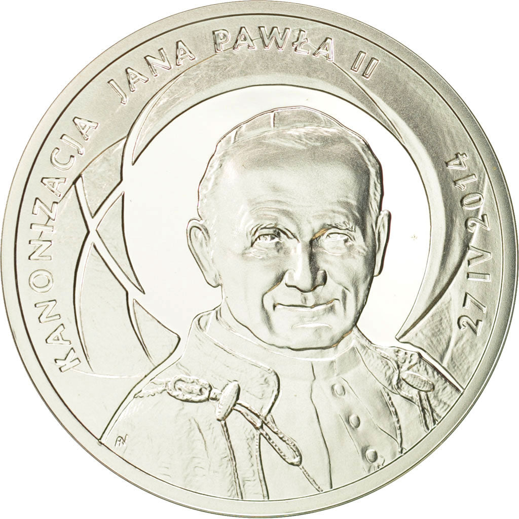 Coin, Poland, 10 Zlotych, 2014, Warsaw, MS(65-70), Silver