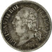 France, Louis XVIII, 1/4 Franc, 1817, Paris, VF(30-35), Silver, KM 714.1