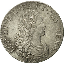 France, Louis XV, Petit Louis d'argent (3 livres), 1720, Paris, KM 455.1