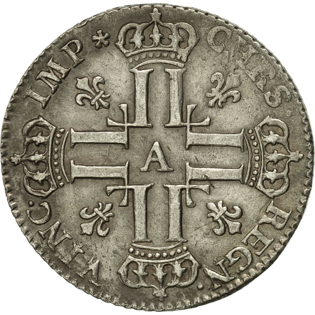 France, Louis XV, Petit Louis d'argent (3 livres), 1720, Paris, KM 455.1