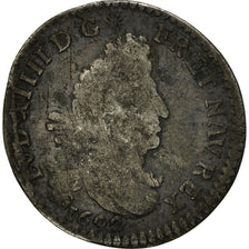 Francia, Louis XIV, 4 Sols aux 2 L, 1692, Tours, B+, Argento,KM 281.5,Gadoury106