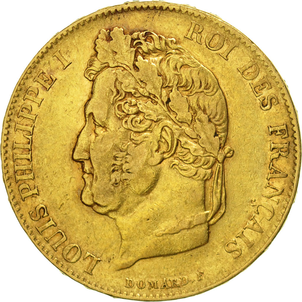 Moneda, Francia, Louis-Philippe, 20 Francs, 1841, Paris, MBC, Oro, KM:750.1