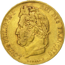 Moneda, Francia, Louis-Philippe, 20 Francs, 1841, Paris, MBC, Oro, KM:750.1