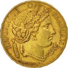 Francia, Cérès, 20 Francs, 1849, Paris, BB, Oro, KM:762, Gadoury:1059