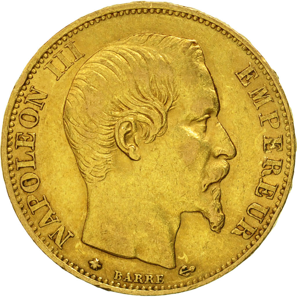 Coin, France, Napoleon III, Napoléon III, 20 Francs, 1860, Strasbourg