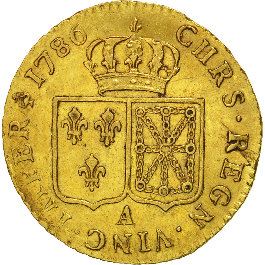Monnaie, France, Louis XVI, Louis d'or à la tête nue, Louis d'Or, 1786, Paris