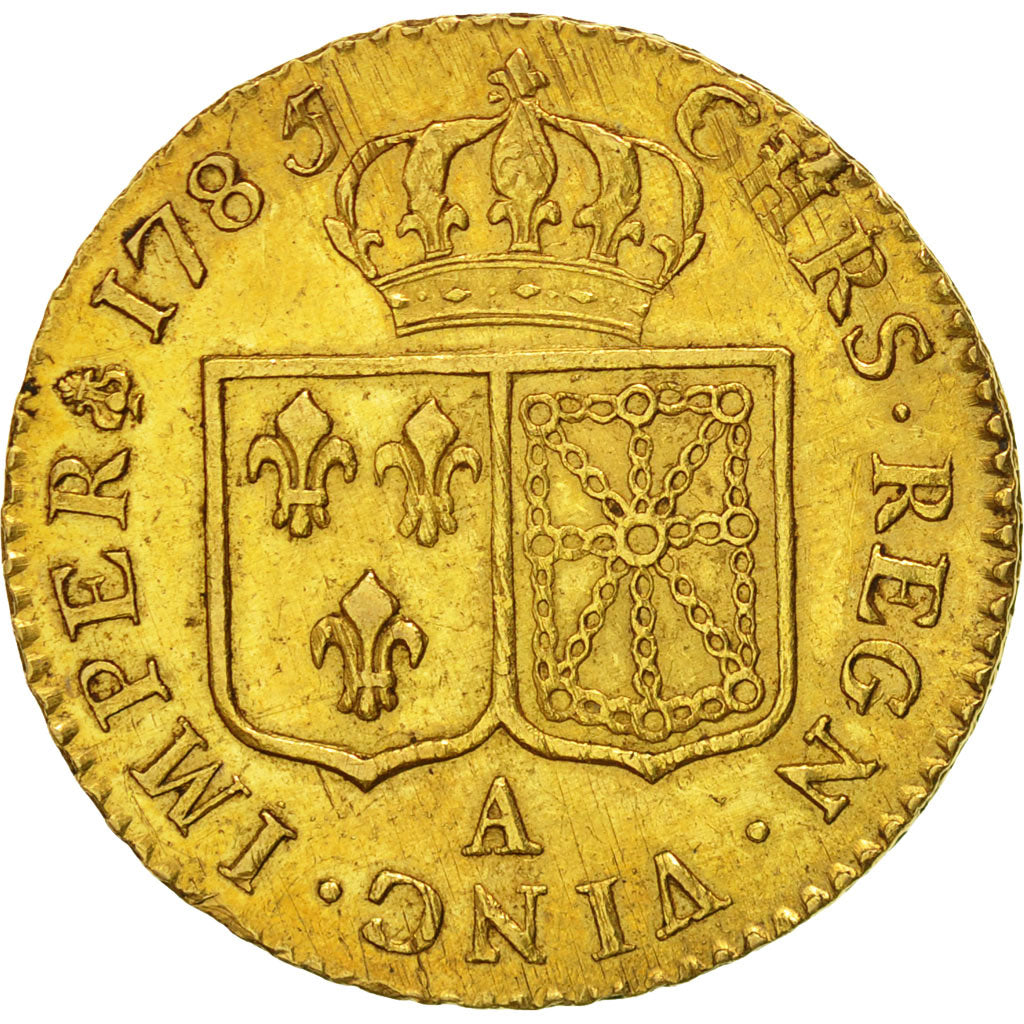 France, Louis XVI, Louis d'or à la tête nue, 1785, Paris, KM 591.1, Gadoury 361