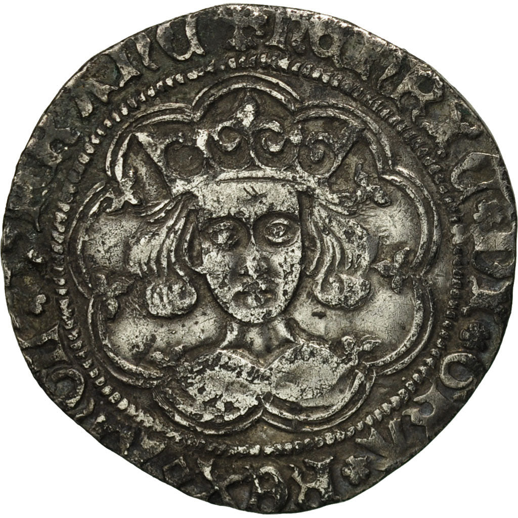 Coin, France, Gros, Calais, EF(40-45), Silver, Boudeau:1951
