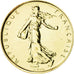 Frankreich, Semeuse, Franc, 2001, Paris, STGL, Gold, KM:925.1a, Gadoury:474a