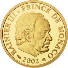 Monaco, 20 Euro, 2002, MS(65-70), Złoto, Gadoury:MC 182