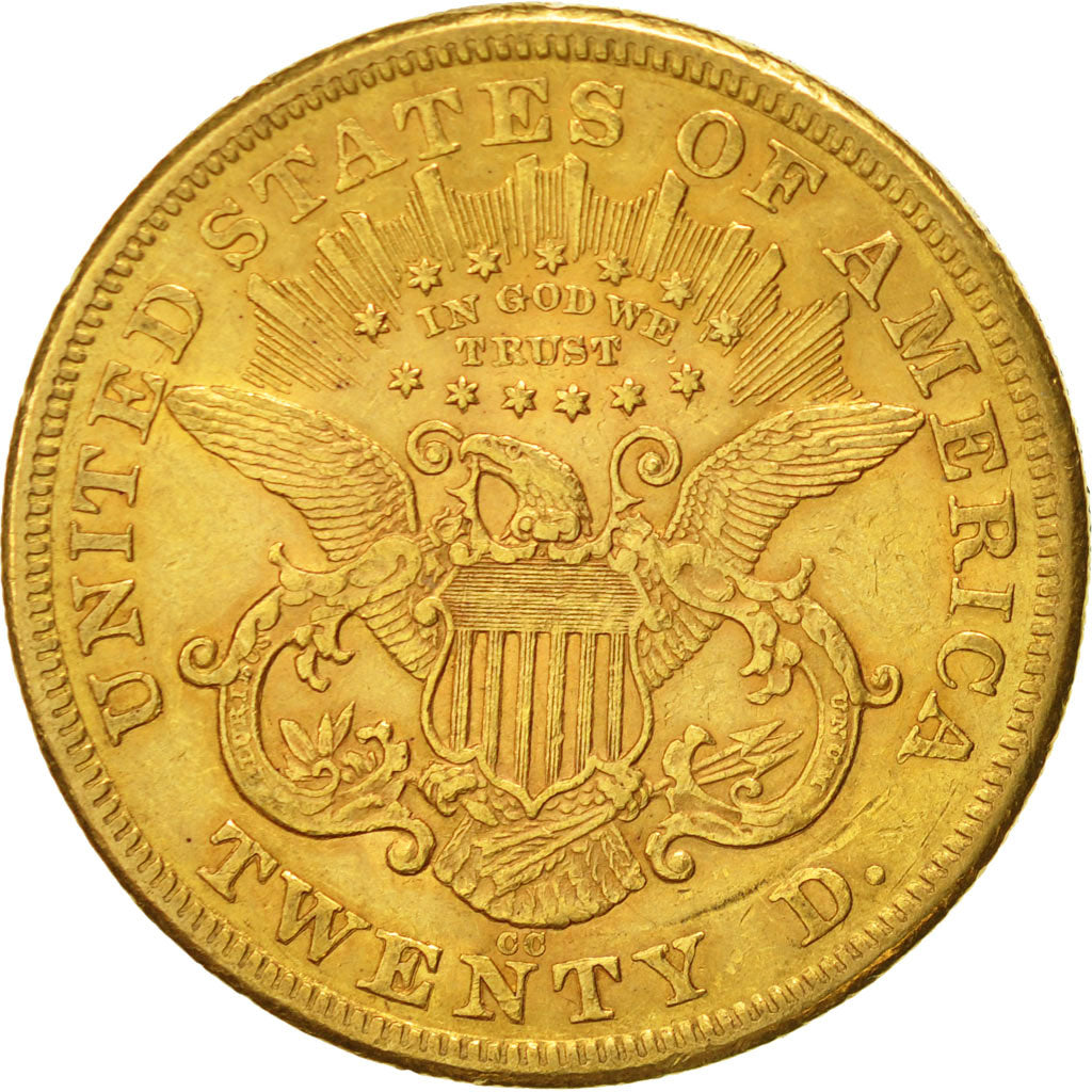 Monnaie, États-Unis, Liberty Head, $20, Double Eagle, 1875, U.S. Mint, Carson