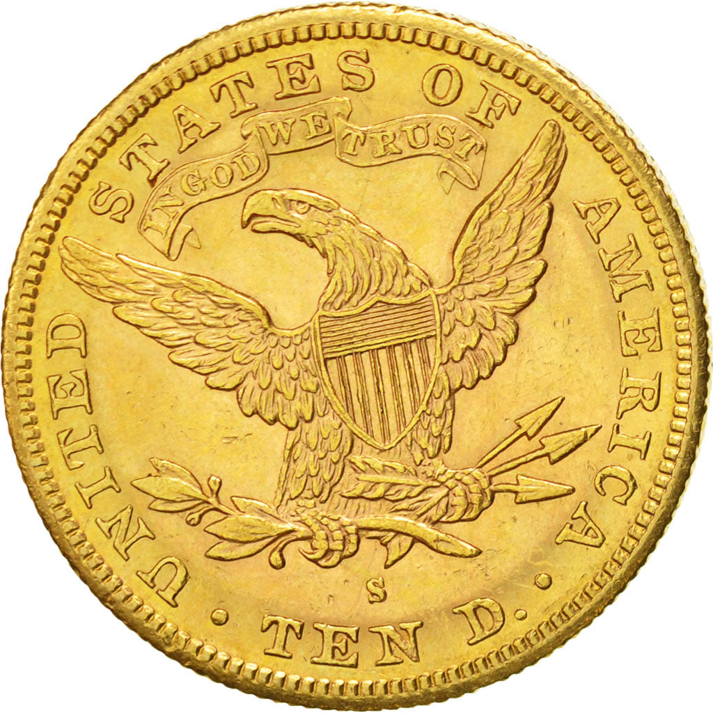 Stati Uniti, Coronet Head, $10, Eagle, 1887, San Francisco, SPL-, KM 102