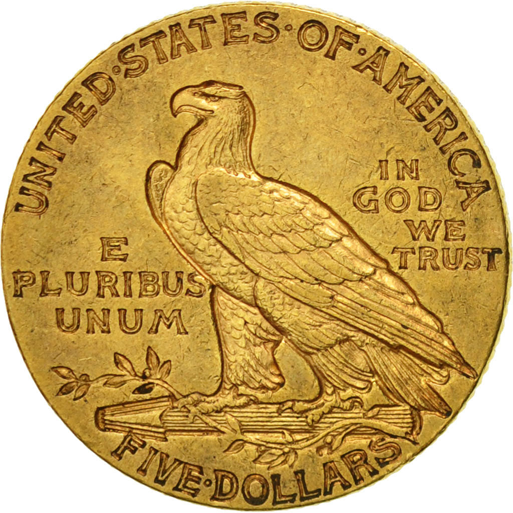 Moneta, Stati Uniti, Indian Head, $5, Half Eagle, 1911, U.S. Mint, Philadelphia