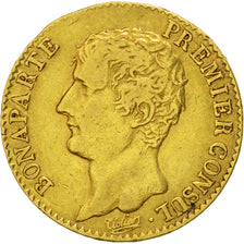 Francia, Napoléon I, 20 Francs, 1803, Paris, BC+, Oro, KM:651, Gadoury:1020