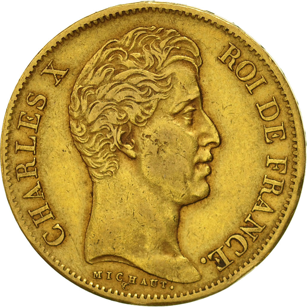 Monnaie, France, Charles X, 40 Francs, 1830, Paris, TTB, Or, KM:721.1