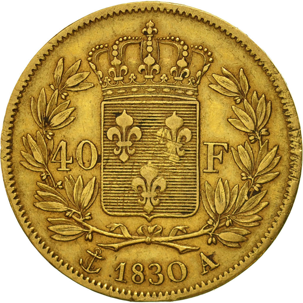 Monnaie, France, Charles X, 40 Francs, 1830, Paris, TTB, Or, KM:721.1