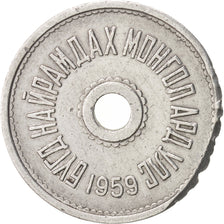 Mongolia, Mongo, 1959, BB, Alluminio, KM:21