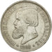 Moneda, Brasil, Pedro II, 2000 Reis, 1888, MBC+, Plata, KM:485