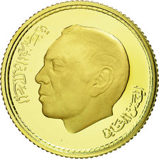 Munten, Marokko, al-Hassan II, 250 Dirhams, 1977, FDC, Goud, KM:66