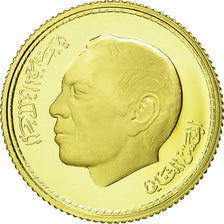 Marocco, al-Hassan II, 250 Dirhams, 1977, FDC, Oro, KM:66