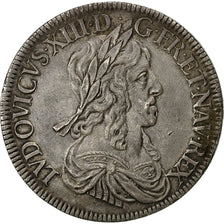 Coin, France, Louis XIII, Écu de 60 Sols, deuxième poinçon de Warin, Ecu